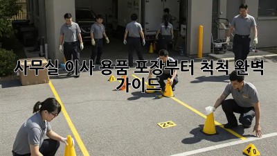 사무실 이사? 용품 포장부터 척척! 완벽 가이드